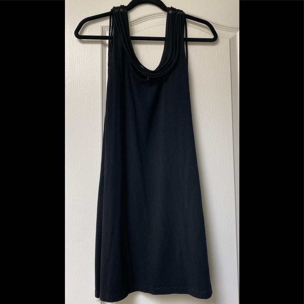 Boy Meets Girl Black A-Line Mini Dress. Sz Medium